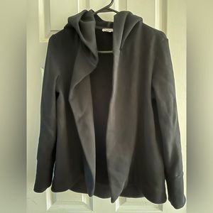 James Perse Black Hooded sweatshirt